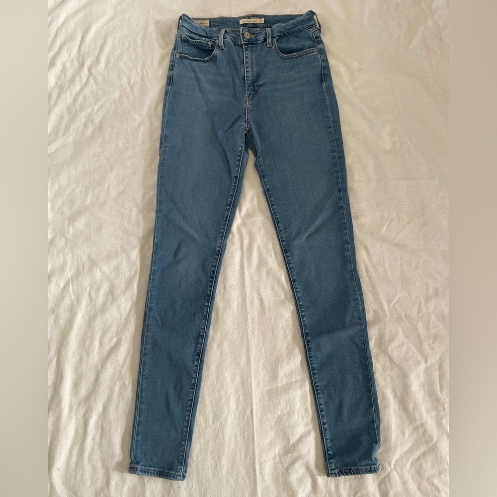 Levi’s 721 High Rise Skinny Jeans Medium Was W29 Long